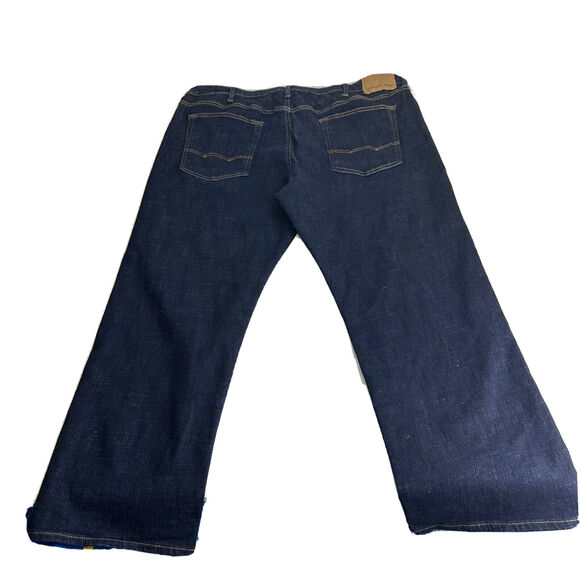 american eagle next level flex Loose Dark Denim jeans mens Size 31 x 32 - Picture 2 of 8